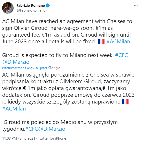 DEAL DONE! Giroud ODCHODZI z Chelsea!